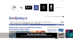 Desktop Screenshot of finance.eurozpravy.cz