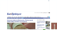 Desktop Screenshot of krimi.eurozpravy.cz