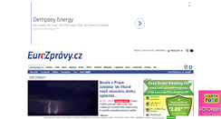 Desktop Screenshot of eurozpravy.cz