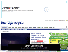 Tablet Screenshot of eurozpravy.cz